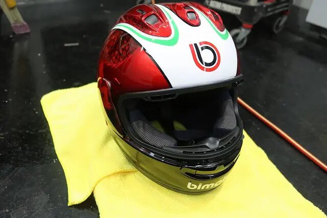 ビモータTESI-H2　ヘルメットコーティング