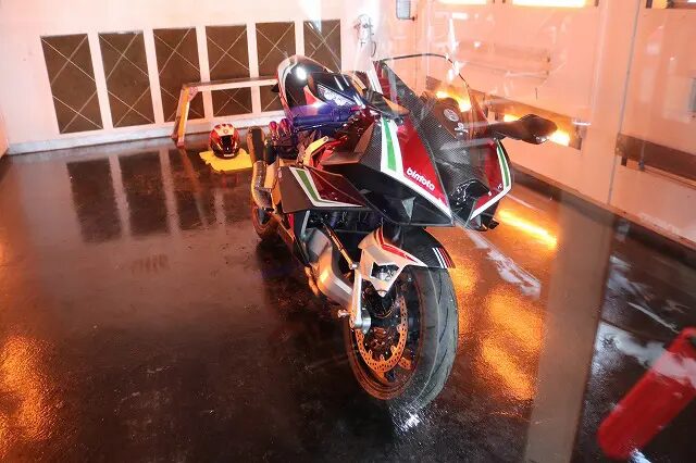 ビモータTESI-H2　バイクコーティング