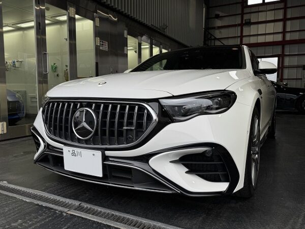 メルセデスベンツAMG E53にカーコーティング施工。