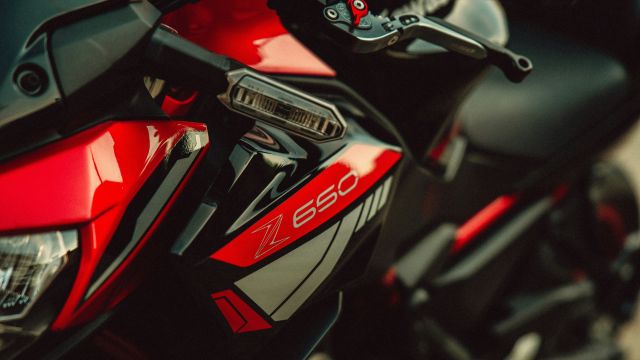 コーティング後のきいれいなバイク