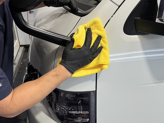 トヨタ ハイエース カーコーティング 下地処理