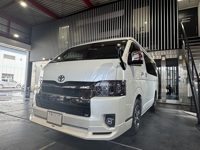 トヨタ ハイエース カーコーティング 施工前
