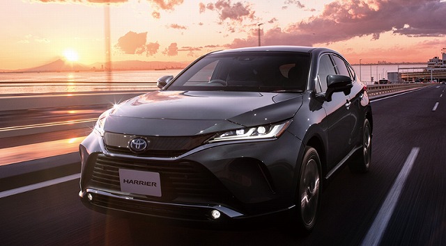 トヨタハリアー公式ページより引用したトヨタハリアーの画像