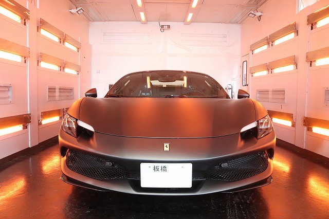 フェラーリ296GTS カーコーティング施工 遠赤2