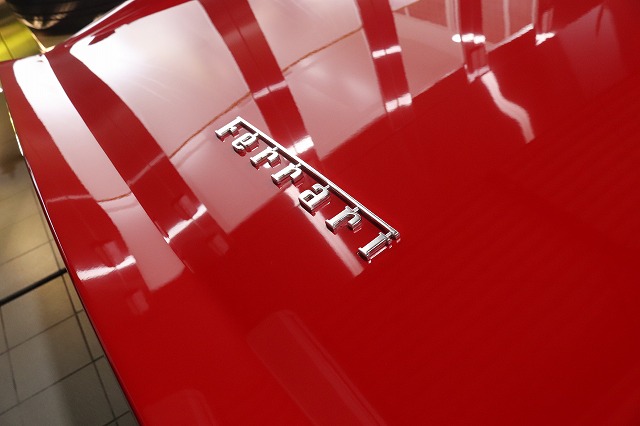 フェラーリ308 カーコーティング エンブレム