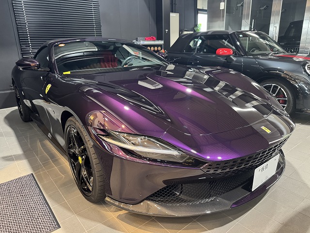 フェラーリローマスパイダー コーティング施工 完了