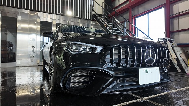 - トータルカービューティIIC ベンツAMG CLA45Sにプロテクションフィルム施工