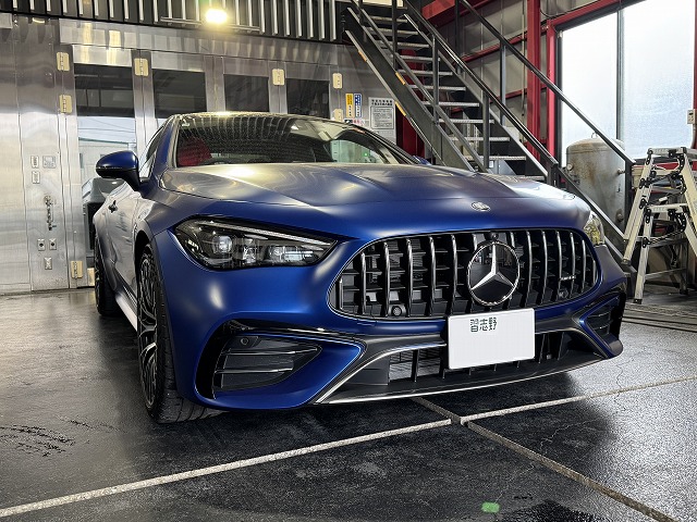メルセデスベンツAMG CLE53にカーコーティング sekoukannryou