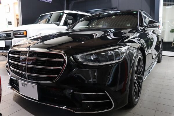 メルセデスベンツS580 カーコーティング施工 完了