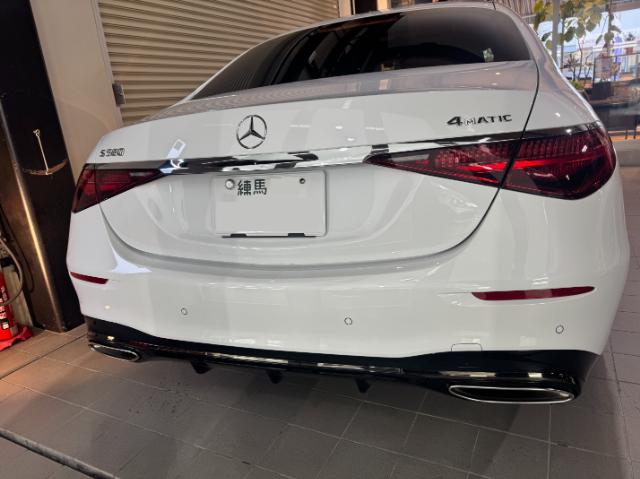 メルセデスベンツ S580　新宿区　セラミックコーティング施工後完成写真