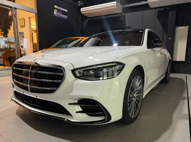 メルセデスベンツ S580 新宿区 セラミックコーティング施工後完成写真