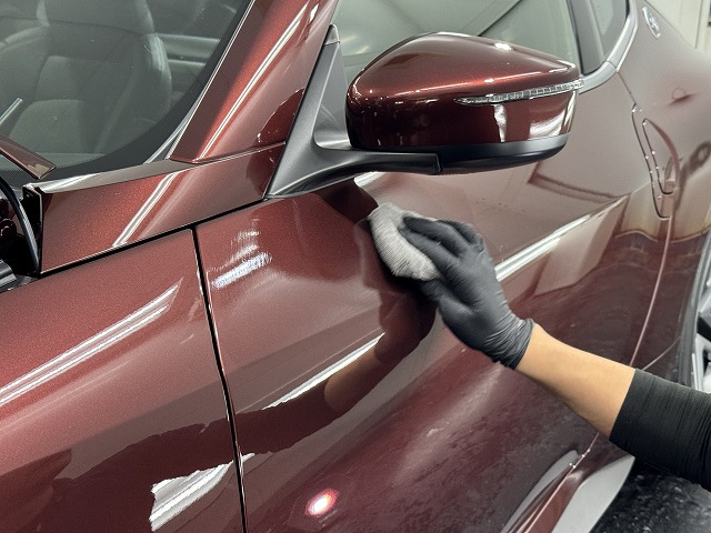 日産フェアレディZ カーコーティング 施工中2