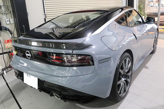 日産フェアレディZにカーコーティング コーティング施工完了4