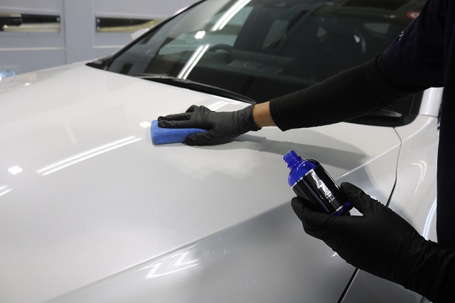 茨城県 龍ヶ崎市 カーコーティング トヨタハリアー