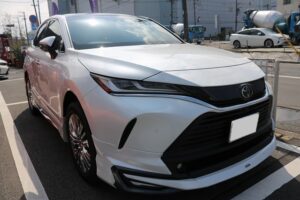 茨城県 龍ヶ崎市 カーコーティング トヨタハリアー3