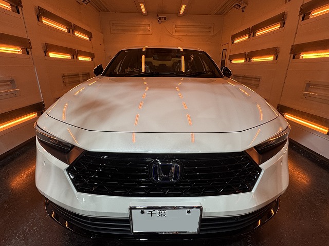 ホンダ アコード　千葉市　遠赤外線熱乾燥中