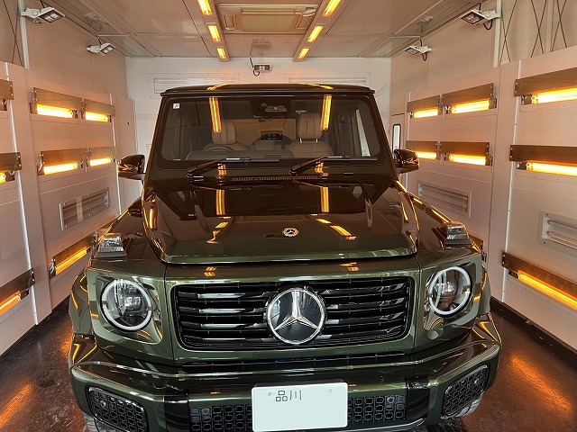 034 - トータルカービューティIIC メルセデスベンツ G450d 品川区 遠赤外線熱乾燥中