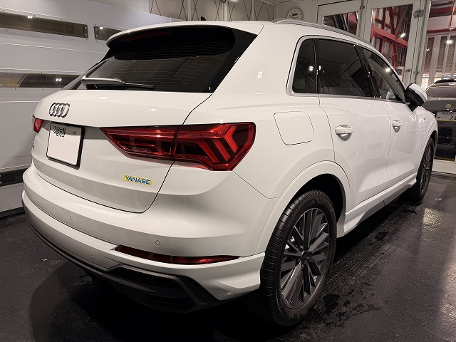 アウディ Q3　浦安市　ガラスコーティング施工後　完成写真