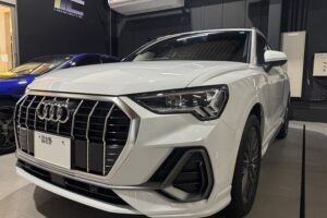 アウディ Q3　浦安市　ガラスコーティング施工後　完成写真