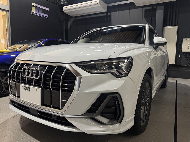 アウディ Q3　浦安市　ガラスコーティング施工後　完成写真