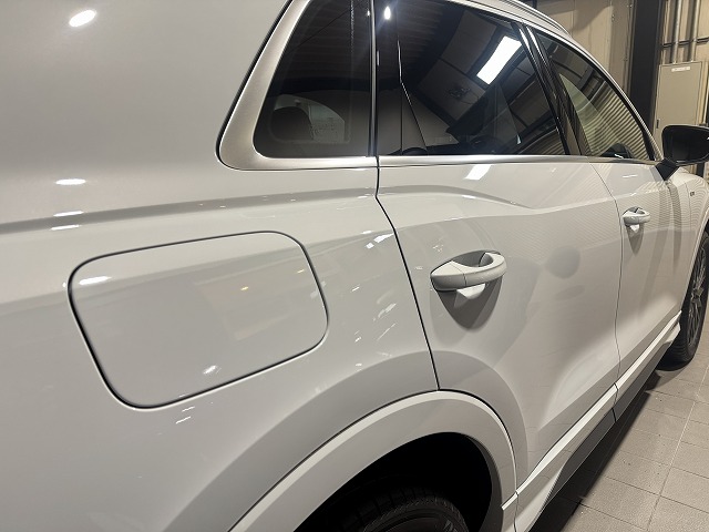 アウディ Q3　浦安市　ガラスコーティング施工後　完成写真