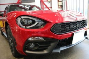 フィアット アバルト124スパイダー 幌コーティング6