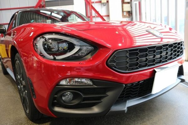 フィアット アバルト124スパイダー 幌コーティング6