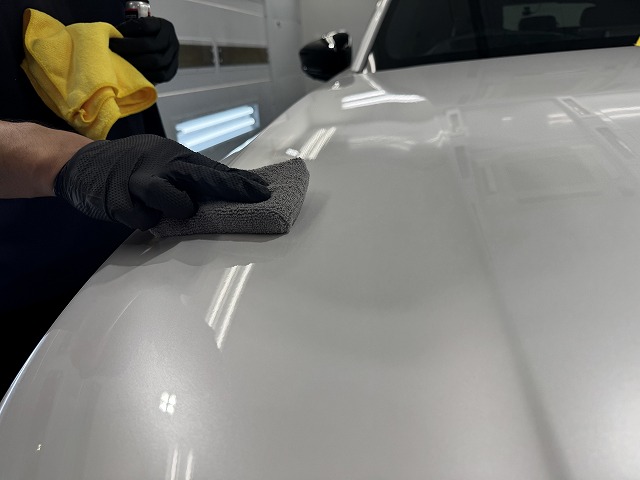 CX-60 セラミックコーティング施工中2