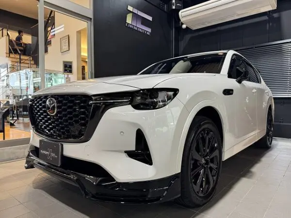 マツダCX-60にカーコーティング施工。千葉県浦安市よりお越しのお車に
