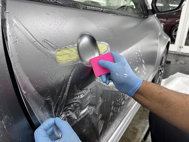 GRヤリス オジエエディション PPF 施工中1