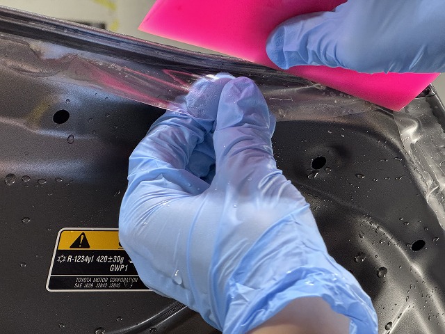 GRヤリス オジエエディション PPF 施工中2