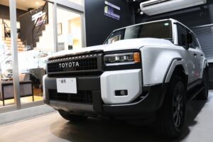新車ランクル250にカーコーティング施工。東京都練馬区よりお越しのお車に【SystemX Crystal SS】