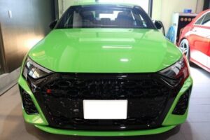 東京都目黒区よりアウディRS3にカーコーティングを施工！自己修復機能があるファインラボヒールプラス