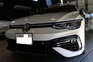 VW ゴルフRにカーコーティング施工。東京都品川区よりお越しのお車に【SystemX Max G+】