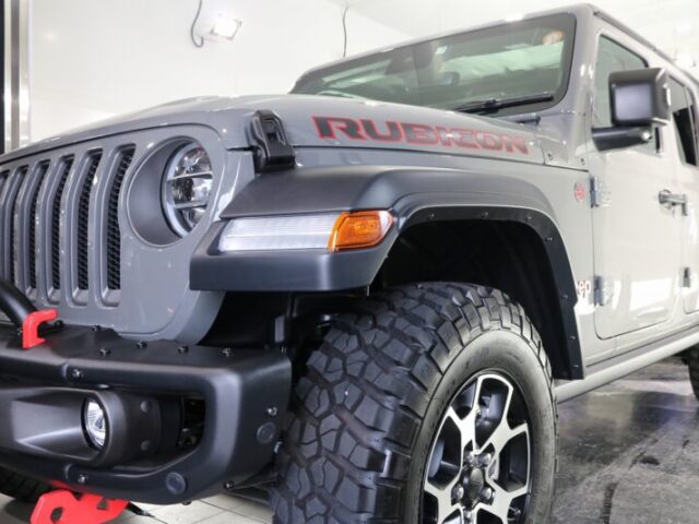 Jeepラングラー クォーツガラスコーティング 施工完了