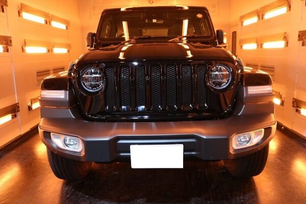 ジープラングラー カーコーティング 遠赤ブース
