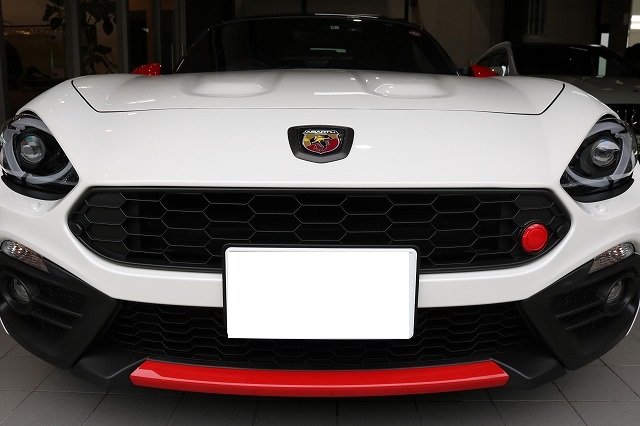 アバルト124スパイダー コーティング 施工完了 - トータルカービューティIIC アバルト124スパイダー コーティング 施工完了