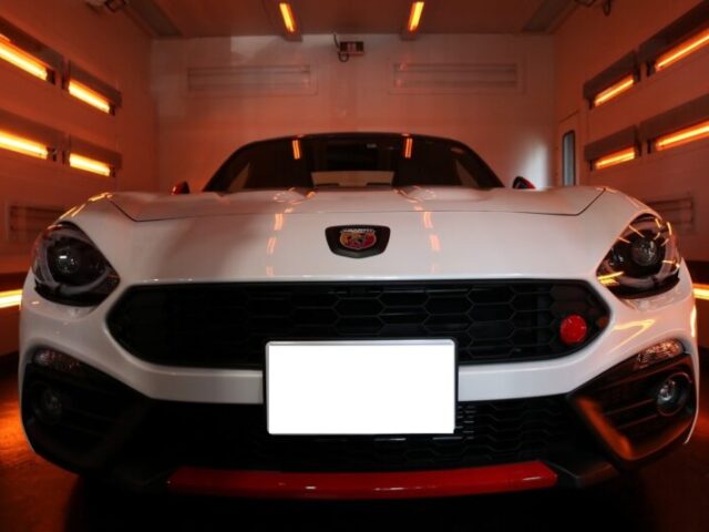 アバルト124スパイダー コーティング 遠赤ブース - トータルカービューティIIC アバルト124スパイダー コーティング 遠赤ブース