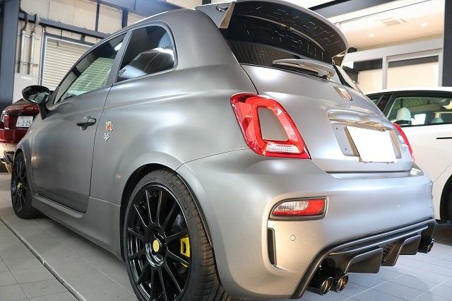 アバルト595 カーコーティング 施工完了2