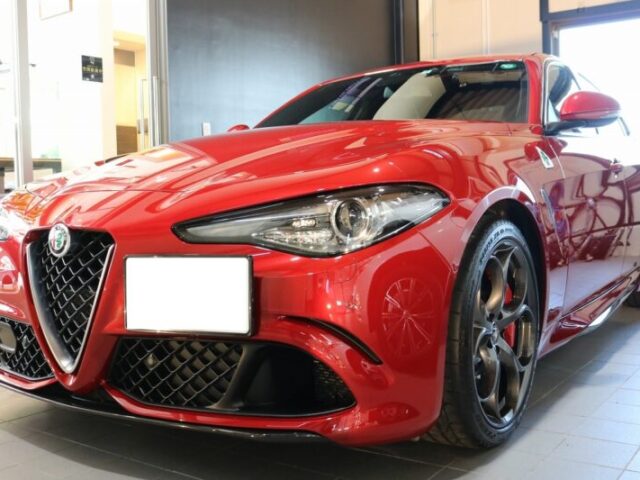 アルファロメオジュリア カーコーティング施工完了