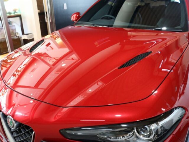 アルファロメオジュリア カーコーティング施工完了3