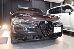 アルファロメオステルヴィオ カーコーティング 施工完了