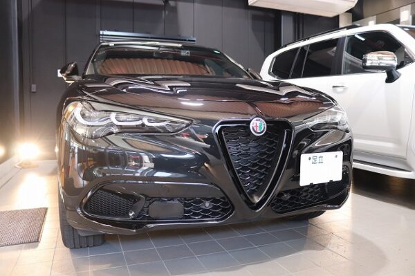 アルファロメオステルヴィオ カーコーティング 施工完了 - トータルカービューティIIC アルファロメオステルヴィオ カーコーティング 施工完了