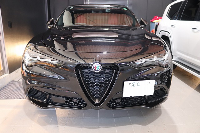 アルファロメオステルヴィオ カーコーティング 施工完了2 - トータルカービューティIIC アルファロメオステルヴィオ カーコーティング 施工完了2