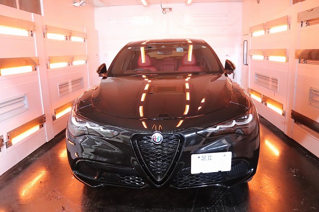 アルファロメオステルヴィオ カーコーティング 施工完了 - トータルカービューティIIC アルファロメオステルヴィオ カーコーティング 施工完了