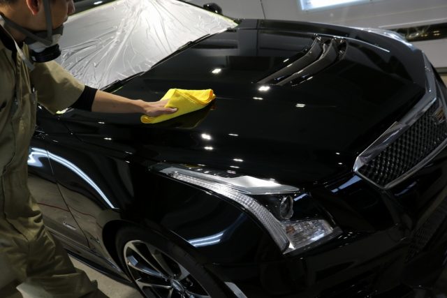 キャデラックATS-V カーコーティング 下地 - トータルカービューティIIC キャデラックATS-V カーコーティング 下地