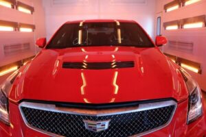 キャデラックATS カーコーティング 遠赤ブース