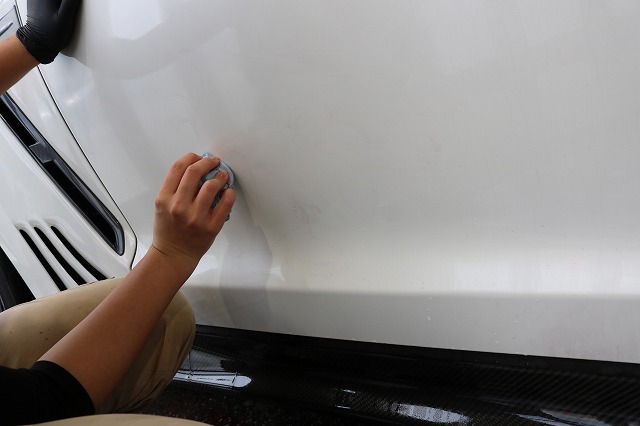 キャデラックCT6 カーコーティング ホイール鉄粉2 - トータルカービューティIIC キャデラックCT6 カーコーティング ホイール鉄粉2