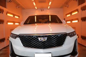 キャデラックXT6 セラミックプロ 施工 遠赤ブース