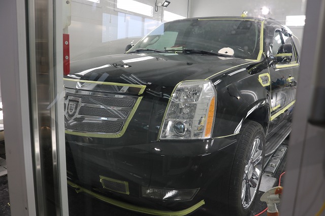 キャデラックエスカレード セラミックコーティング 下地処理 - トータルカービューティIIC キャデラックエスカレード セラミックコーティング 下地
